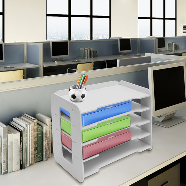 Inbox Zero Gilmar 5 Tiers Paper Organizer Desktop Organizer